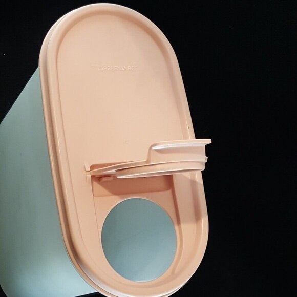 Vintage Tupperware Plastic Modular Mates 1614 Pink Pour All Flip Top 9.75 Cups - Picture 2 of 7